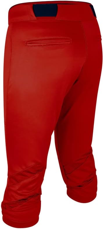 מכנסי רוכסן רוכסן ספורט אקססקט לנשים - מכנסי סופטבול של נשים אלסטיות עם לוחות רשת