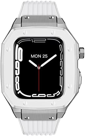 Houcy for Apple Watch Series 8 סגסוגת צפייה מארז 45 ממ 42 ממ מסגרת מתכת שינוי אביזרים ערכת ערכת IWatch Series 7 6 5 4 SE כיסוי