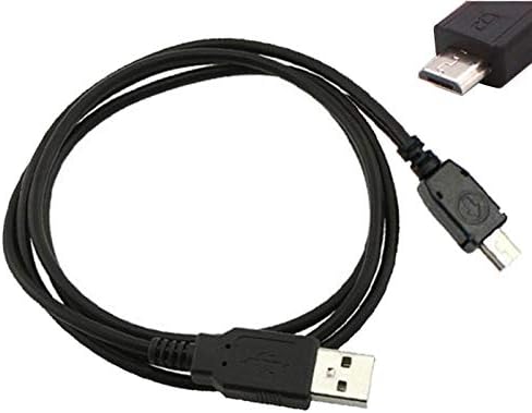 Upbright 5V AC/DC מתאם + מיקרו USB טעינה כבל כבל תואם ליהלום מולטימדיה VC500ST MPEG-4 מגע אחד עצמאי ממיר דיגיטלי DC5V 1000MA 5VDC 1A מטען