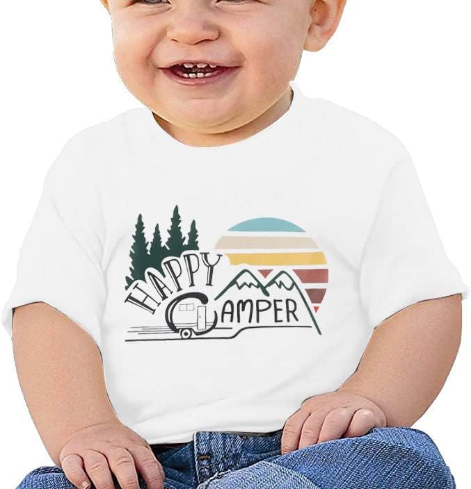 חולצת קמפר שמחה פעוט תינוקת מצחיק קמפינג חמוד