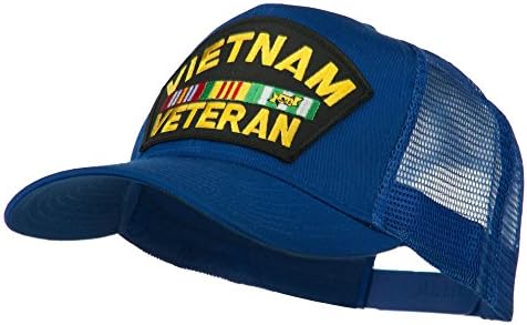 e4Hats.com וייטנאם ותיק צבאי תוקנו רשת חזרה כובע
