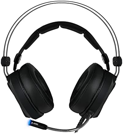NOX ANC Active Active Pulting Control Control אוזניות משחק, 7.1 ערוץ סטריאו היקפי, אוזניות עור נוחות, עם יציאת USB, עובד למחשב, מחברת