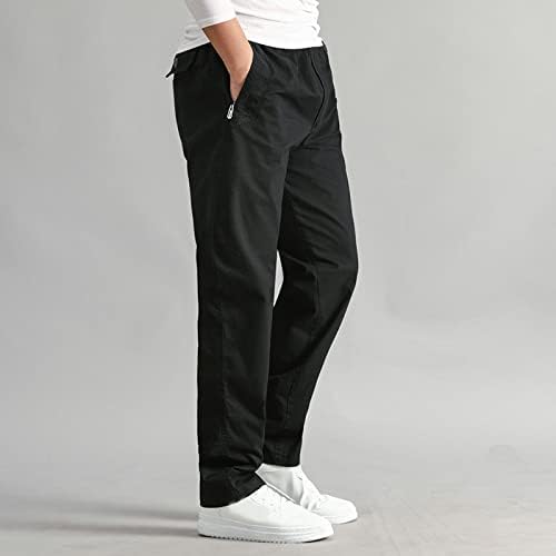 מכנסי SGAOGEW לגברים גברים שחורים מכנסי מטען מזדמנים מכנסי טיול אימון מכנסי טרנינג רצים לגברים מכנסיים רצים לבנות