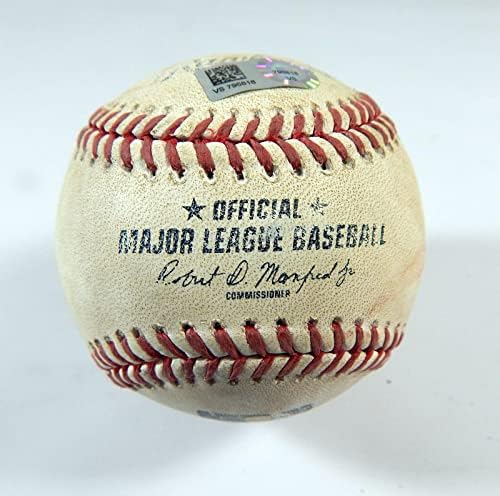 2021 אזרחי וושינגטון במשחק רוקי קולורדו השתמשו בייסבול לבן VS795818 - משחק בייסבול משומש