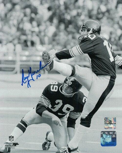 רוי ג'רלה חתימה/חתום פיטסבורג סטילרס 8x10 צילום B&W 20001 - תמונות NFL עם חתימה