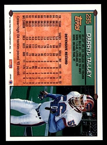 1994 Topps 295 Darryl Talley Buffalo Bills NM/MT Bills West Virginia