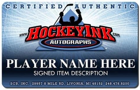 ג'וני באוור חתם על קליבלנד ברונים 8 x 10 צילום w/hof - 70566 B - תמונות NHL עם חתימה