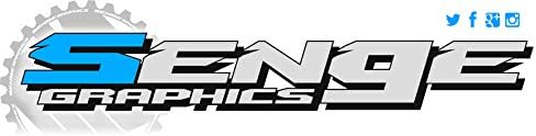 2021-2023 CRF 450 R Zany White Senge Graphics ערכה שלמה עם Rider I.D. תואם להונדה