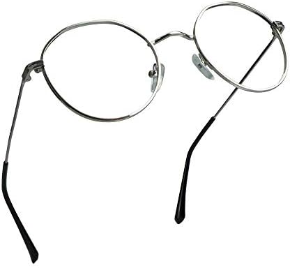 סגסוגת עגולה סגסוגת מסגרת משקפיים כחול אור חסימת משקפי קריאת משקפיים + 4.50 הגדלה