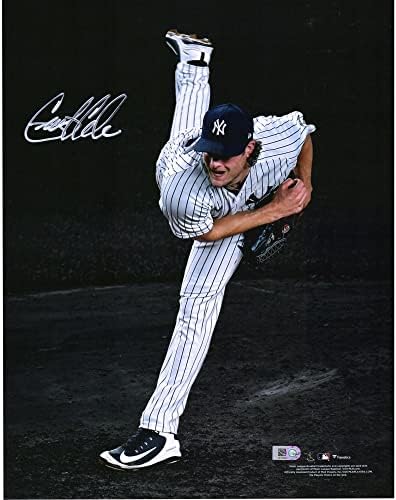 Gerrit Cole New York Yankees חתימה בתצלום של 11 x 14 - תמונות MLB עם חתימה