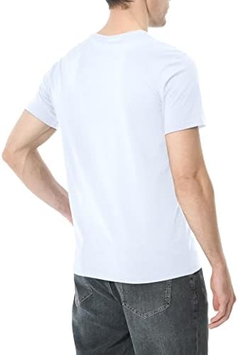 פיוניר מחנה גברים של במבוק חולצה אולטרה רך לבן רגיל חולצות חולצות לגברים קירור צוות צוואר מזדמן בסיסי טי חולצה