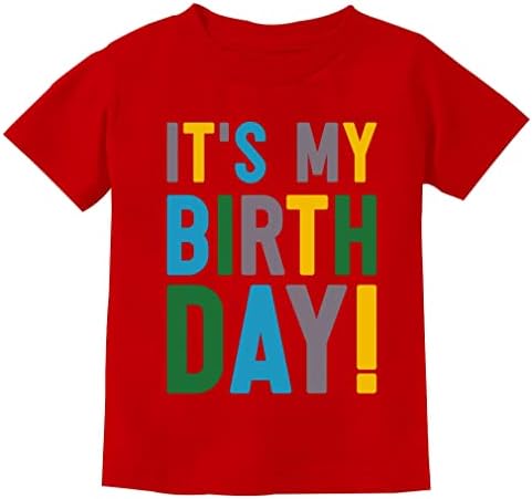 זה יום ההולדת שלי חולצה 2 3 4 5 בנים בנות פעוטות ילדים חולצה