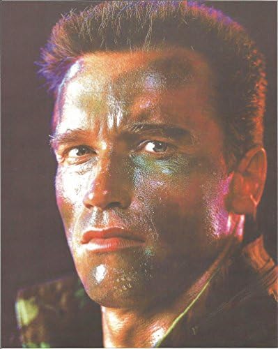 Arnold Schwarzenegger Predator מקרוב - 8 x 10 צילום קידום מכירות 004