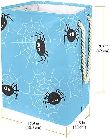 בגדי DJROW פגעים בעכבישים חמודים וקורי עכביש קורי אחסון גדול באחסון סל אחסון סלסול כביסה כביסה פח אחסון צעצועים