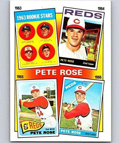 1986 Topps 2 Pete Rose Special: '63 -'66 NM-MT CINCINNATI REDS BASEBALL