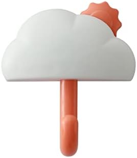 מחזיק וו קיר ענן יצירתי מחזיק מפתח לילדים מעיל חמוד קיר וו קיר תלויה מגבת אמבטיה וו קיר כובע תלי