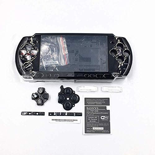 החלפת ערכת לחצני כיסוי לכיסוי של מעטפת דיור מלאה של ערכת אביזרים עבור קונסולת משחק PSP3000 PSP 3000