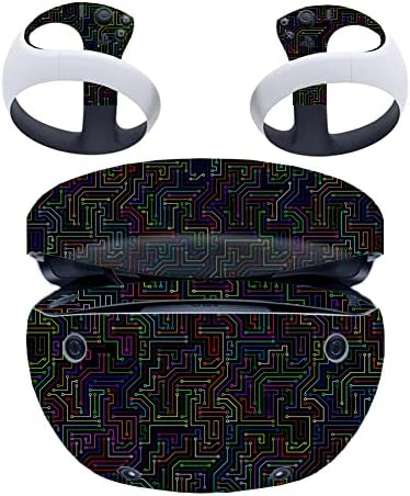 מדבקת עור מדבקות ויניל מלאה לבקר אוזניות PS VR2 כיסוי מגן מותאם אישית לתבנית לוח מעגל VR2