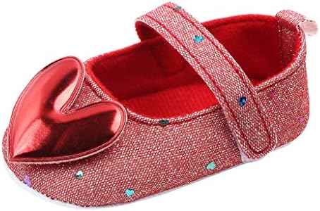 מקורה נסיכת בנות תינוקות נעלי נעלי לב בצורת הליכה תינוק רך סוליות תינוק נעלי תינוקות ראשון נעליים