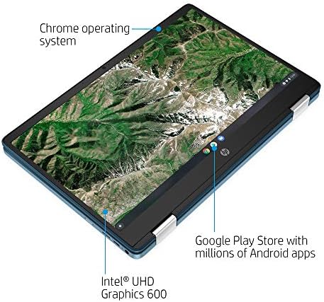 מחשב נייד 360 14 א כרומבוק 14& 34; מסך מגע, מבדר מכל זווית אינטל סלרון, 4 ג 'יגה-בייט דדר4 64 ג' יגה-בייט רמקולים סטריאו 4.2 כרום כחול